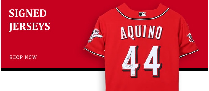 signed reds jersey